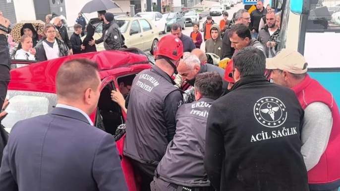 Kazada 4 kişi yaralandı