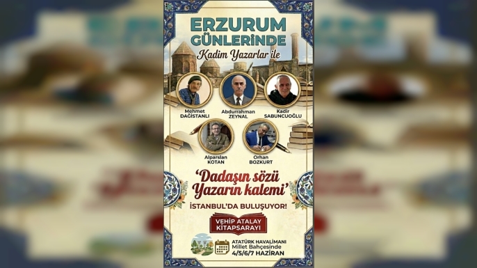 Erzurumlu yazarlar İstanbul’da okurlarıyla buluşacak