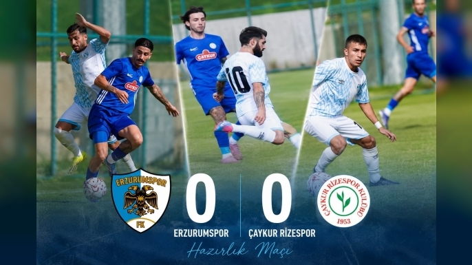 Hazırlık maçında gol sesi çıkmadı
