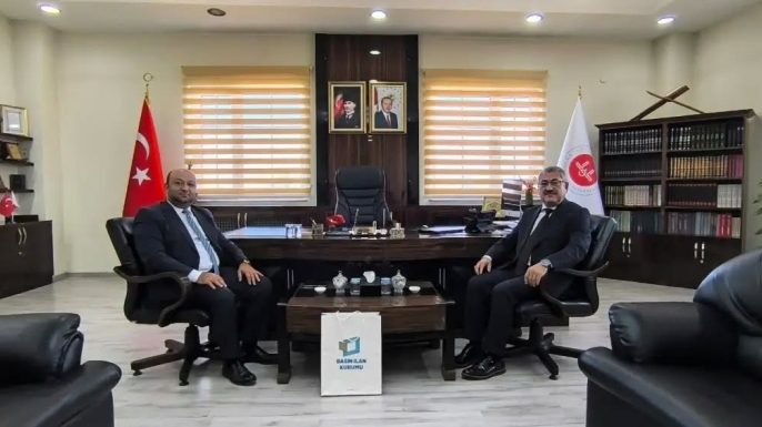 BİK Erzurum Bölge Müdürü Aktaş, Müftü Çapçı’yı ziyaret etti