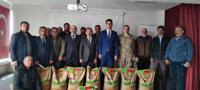 40 ton tohum dağıtıldı