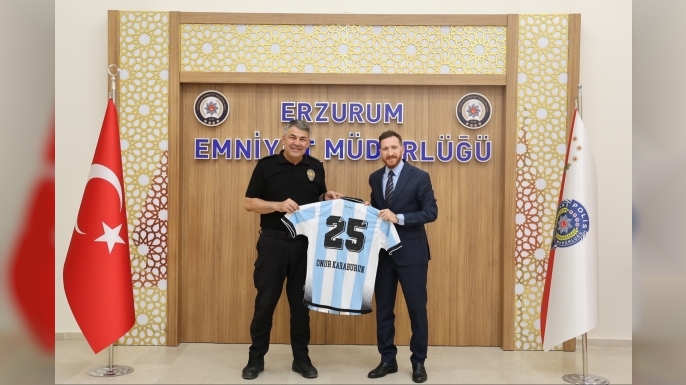 Ahmet Dal’dan Emniyet Müdürü Karaburun’a ziyaret