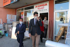 Aşkale’de Covid-19 denetimi