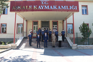 Aşkale’de Korona virüs denetimi