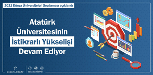 Atatürk Üniversitesinin istikrarlı yükselişi devam ediyor