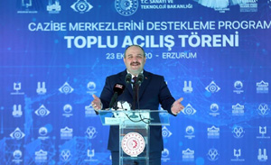 Bakan Varank, CMDP Projeleri Toplu Açılış Töreni İçin Erzurum’da