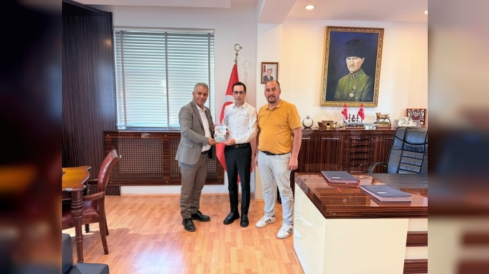 Başkan Ferhat Koç'tan Kaymakam Doğan'a hayırlı olsun ziyareti