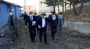 Başkan Sekmen’den saha gezisi