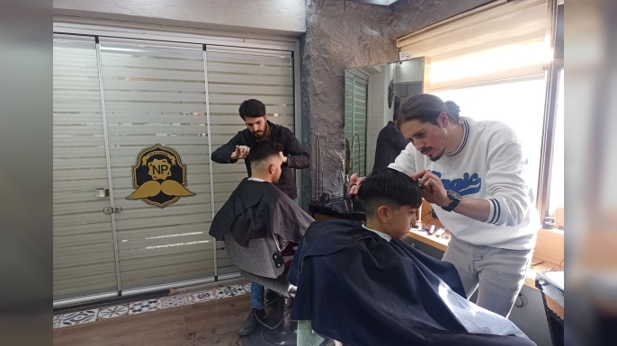 Bayram öncesi kuaförlerde yoğun mesai