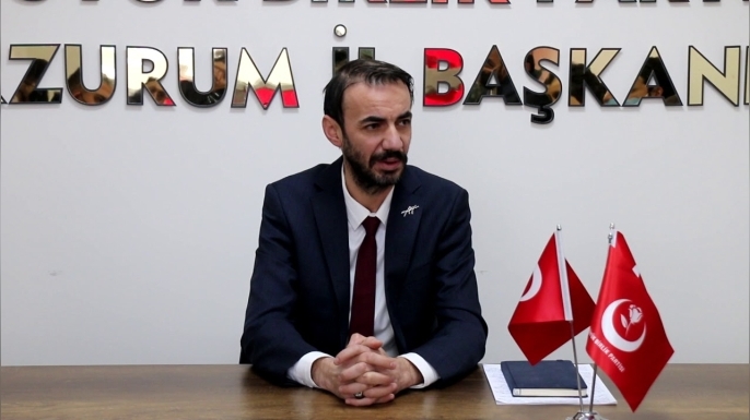 BBP İl Başkanı Yılmaz; “Eserlerin yeri Ankara değil Erzurum’dur”