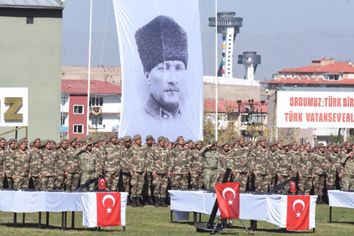 Bedelli askerler yemin etti