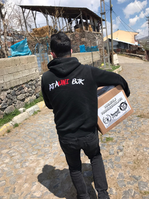 Beşiktaşlılardan örnek dayanışma