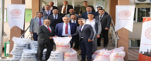 Çiftçilere 200 ton tohum
