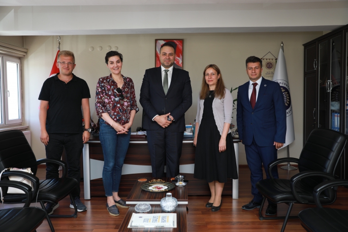 Destek almaya hak kazanan akademisyenlere ziyaret