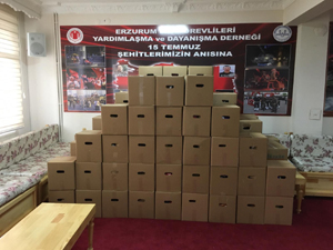 Din Görevlileri Derneği’nden 250 aileye gıda yardımı