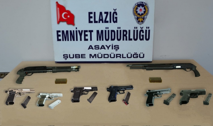 Elazığ’da asayiş ve şok uygulamalarında 126 kişi yakalandı