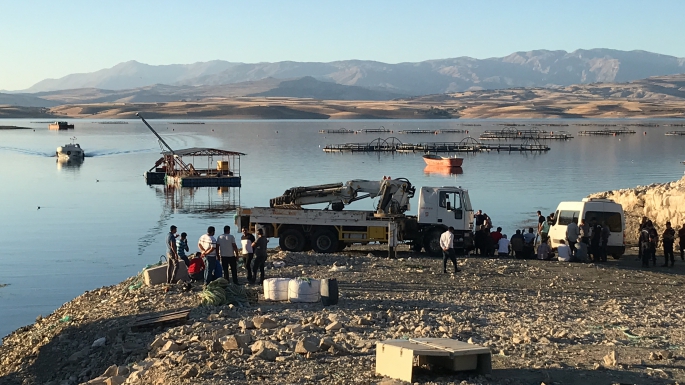 Elazığ’da baraj gölünde kaybolan şahıs 4 gündür aranıyor