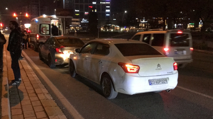 Elazığ’da trafik kazası: 1 yaralı
