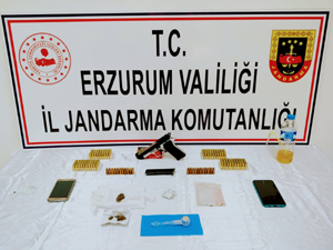 Erzurum’da 5 adrese eş zamanlı uyuşturucu operasyonu