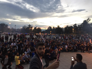 Erzurum’da binler sokağa döküldü