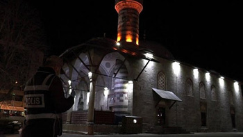 Erzurum’da ilginç manzara