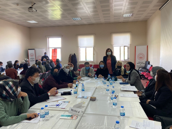Erzurum'da 'Kadına Yönelik Şiddetle Mücadele İl Eylem Planı' çalıştayı