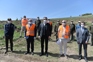 Erzurum’da sağlık çalışanları hatıra ormanı oluşturuldu