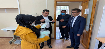 Erzurum maske üretiyor