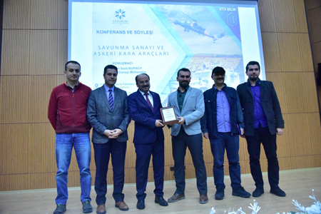 ETÜ’de “Savunma Sanayi ve Askeri Kara Araçları” konferans ve söyleşisi gerçekleştirildi