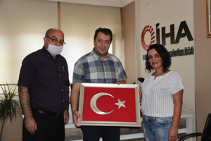 Haksen Kadın Komisyonu Başkanı Kılıç’tan İHA’ya teşekkür ziyareti