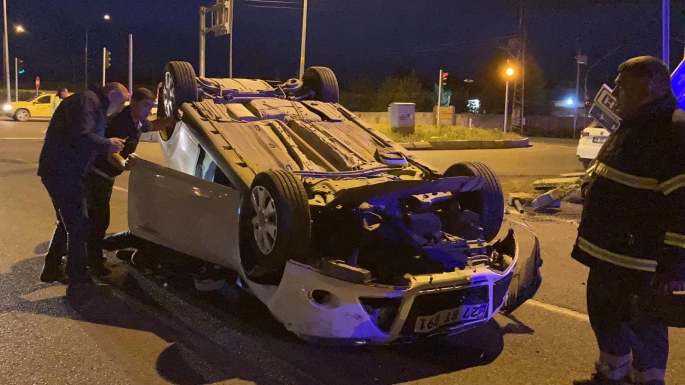 Kars’ta trafik kazası: 1 yaralı