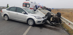 Köprüköy’de trafik kazası: 9 yaralı
