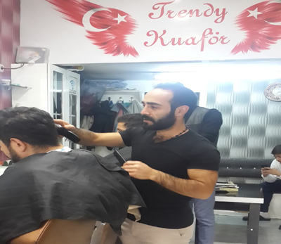 Kuaförlerde öğrenci canlılığı
