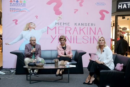 Meme Kanseri “Merakına Yenilsin” halk buluşması Erzurum’da gerçekleşti