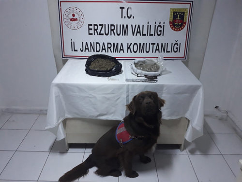 Otomobilin yedek lastiğinden uyuşturucu çıktı