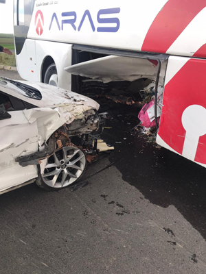 Pasinler’de trafik kazası: 1 yaralı
