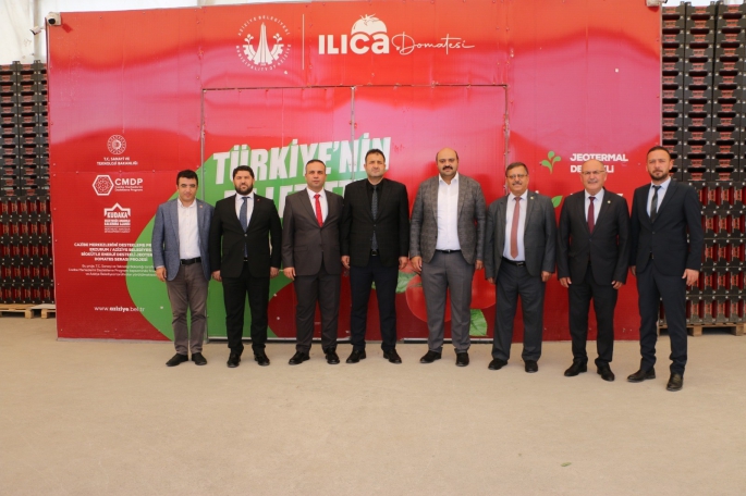 Tarım Kredi kurmayları termal seralara hayran kaldı