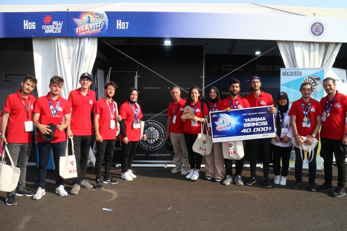 Teknofest’te Atatürk Üniversitesi rüzgârı esti