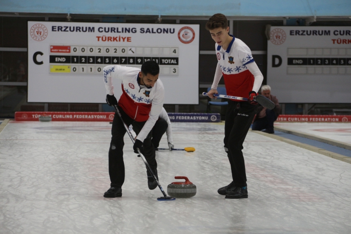 Türkiye Curling Süper Lig Finali Erzurum’da yapıldı