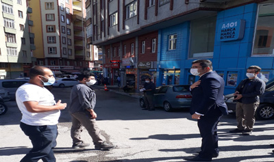 Vali Memiş vatandaşı denetledi