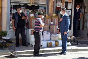 Vali Okay Memiş kentin çeşitli yerlerinde denetleme yaptı
