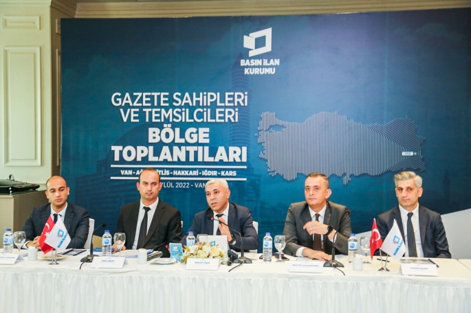 Van’da Gazete Sahipleri ve Temsilcileri Bölge Toplantısı Yapıldı