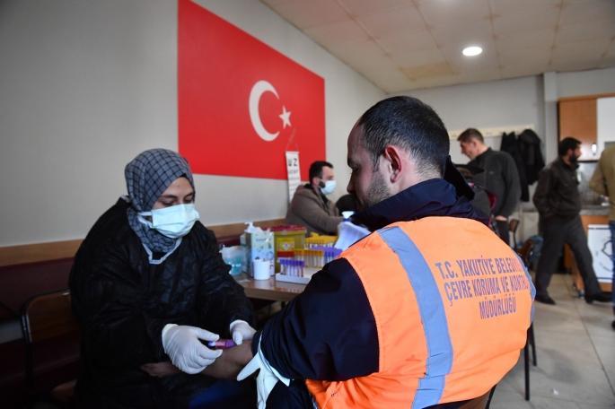 Yakutiye Belediyesi, personellerine sağlık taraması yaptırdı