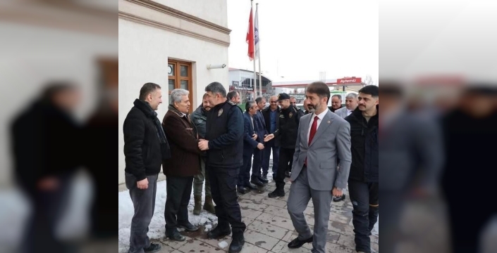 Emniyet Müdürü Onur Karaburun, Muhtarlar Derneği'ni ziyaret etti